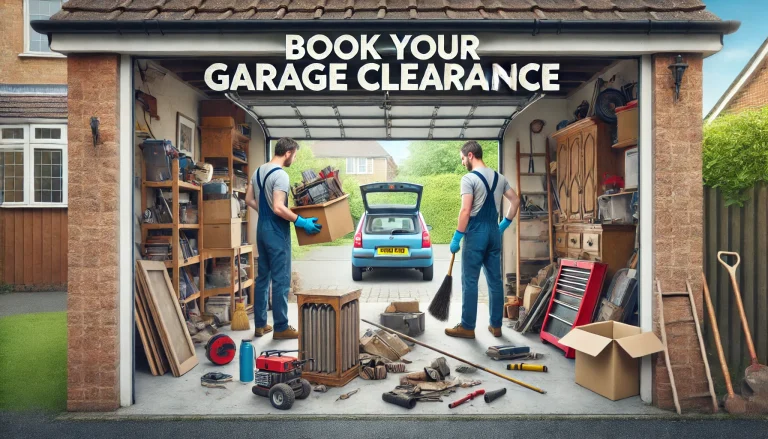 Book garage clearance with Man and Van
