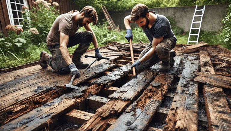 Man and Van House Clearance- decking removal