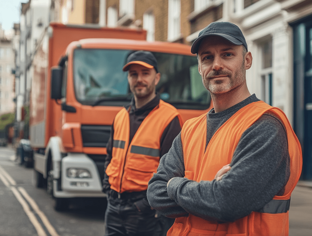 Rubbish removal team at Man and Van House Clearance